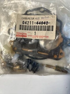 KIT CARBURATORE NUOVO OEM #04211-76010-71 MOTORE TOYOTA 5R 04211-44042 - Foto 1 di 2