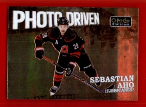 2022-23 O-Pee-Chee Platinum Photo Driven #PD5 Sebastian Aho. - Picture 1 of 2