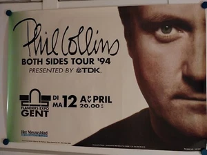 PHIL COLLINS Konzertplakat Gent Belgien 1994 69 x 98 cm Querformat - Bild 1 von 1