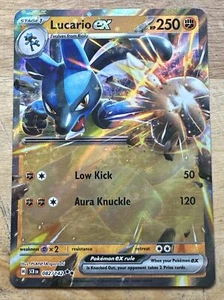 Lucario ex - 082/142 - Ultra Rare - Stellar Crown - NM/M - Pokemon Card - Picture 1 of 2