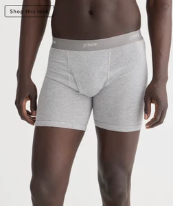 J.Crew $27 Mens Stretch Boxer Briefs in Gray Size M BS498 - Picture 1 of 3