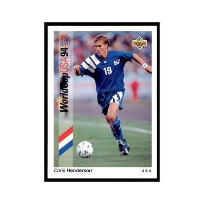 Tarjetas de fútbol 1993 Upper Deck Chris Henderson #19 Foto 1 de 3