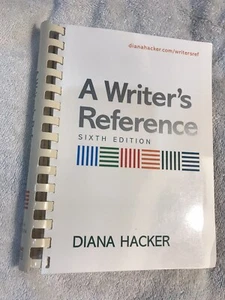 A Writer's Reference by Diana Hacker Inv 064 - Picture 1 of 1