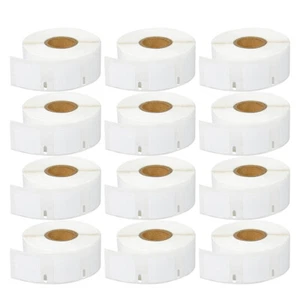 12 Rolls 1" x 1" Multi-Purpose Labels 30332 for Dymo LabelWriter 450 Duo Turbo - Picture 1 of 10