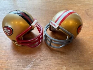 Juego 2 Cascos Retro Vintage Años 90 Riddell Pocket Pro 2" San Francisco 49ers - Imagen 1 de 3