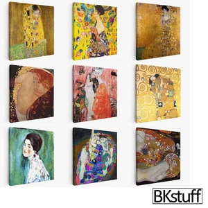 Wandbild  Gustav Klimt Canvas Kunstwerk Kunst Drucken auf Leinwand Zum Aufhängen - Bild 1 von 76