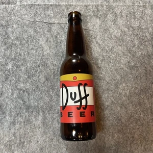 The Simpsons Duff Beer 12oz Glas Bierflasche leer Requisite Homers - Bild 1 von 3