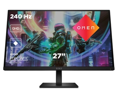HP Omen 27qs Gaming Monitor - IPS, QHD, 240Hz, Höhenverstellung - Bild 1 von 4