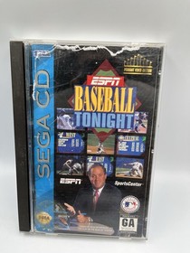 ESPN Baseball Tonight: Pennant Fever Edition - CIB, GC, (Sega CD, 1994) Genesis