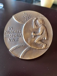 Numismática medalla de bronce 1974 Fiala, Eduard +1855, +1924, monedas checas - Imagen 1 de 2