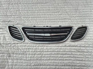 SAAB 9-3 93 2003-2007 SET 3 GRIGLIE PARAURTI ANTERIORE COMPLETE ORIGINALI - Foto 1 di 12