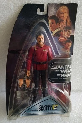 DIAMOND SELECT ART ASYLUM STAR TREK II LA IRA DE KHAN INGENIERO JEFE SCOTTY Foto 1 de 2