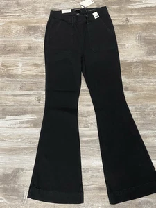 Judy Blue Pull On Flare Jeans High Waisted Black Stretch Women’s Juniors Sz 9/29 - Picture 1 of 9