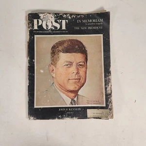 Vtg Magazine The Post December 14 1963 Death Of JFK - Imagen 1 de 8