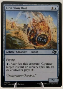 Diversion Unit Robot #41 Magic Card in a Protective Sleeve NM - Picture 1 of 4