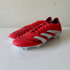 Adidas Predator 24 Pro FG Soccer Cleats (Lucid Red/ Core Black) US 12 Men ID3856 - Picture 1 of 7