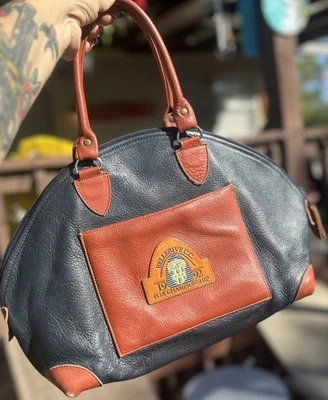 Bolso de Mano Bellerive C.C PGA Championship 1992 De Colección Cartera Cuero Marrón Bolsillos  Foto 1 de 4