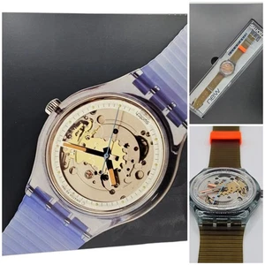 Swatch Blue Matic Automatic ITAPACK3 1991 NOS – Electa Book – Rare Vintage - Picture 1 of 20
