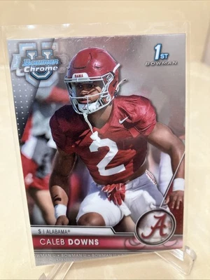 2023 Bowman University Chrome - Caleb Downs #49 Refractor (RC) - Image 1 of 3