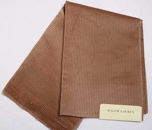 Ralph Lauren 26"X26" Fabric Remnant "Tebury Corduroy" Color Russet - Picture 1 of 5