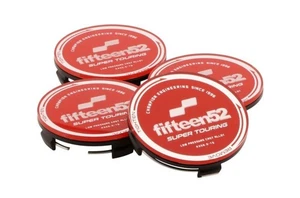 fifteen52 52-ST-CAP-RED-SET Red/Chrome Super Touring Center Cap Set - Picture 1 of 1