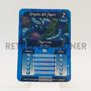GORMITI Vintage Battle Cards - Card 2 Seconda Serie - 86 Murena - Picture 1 of 1