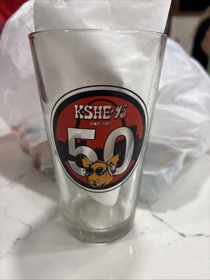 2017-KSHE 95 Radio St. Louis, MO-50th Anniversary Limited Edition Pint Glass EUC - Image 1 of 4