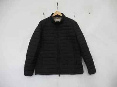 Racing Green Debenhams Mens Quilted Jacket Black Size L Zipped Pockets Lined - Image 1 of 4