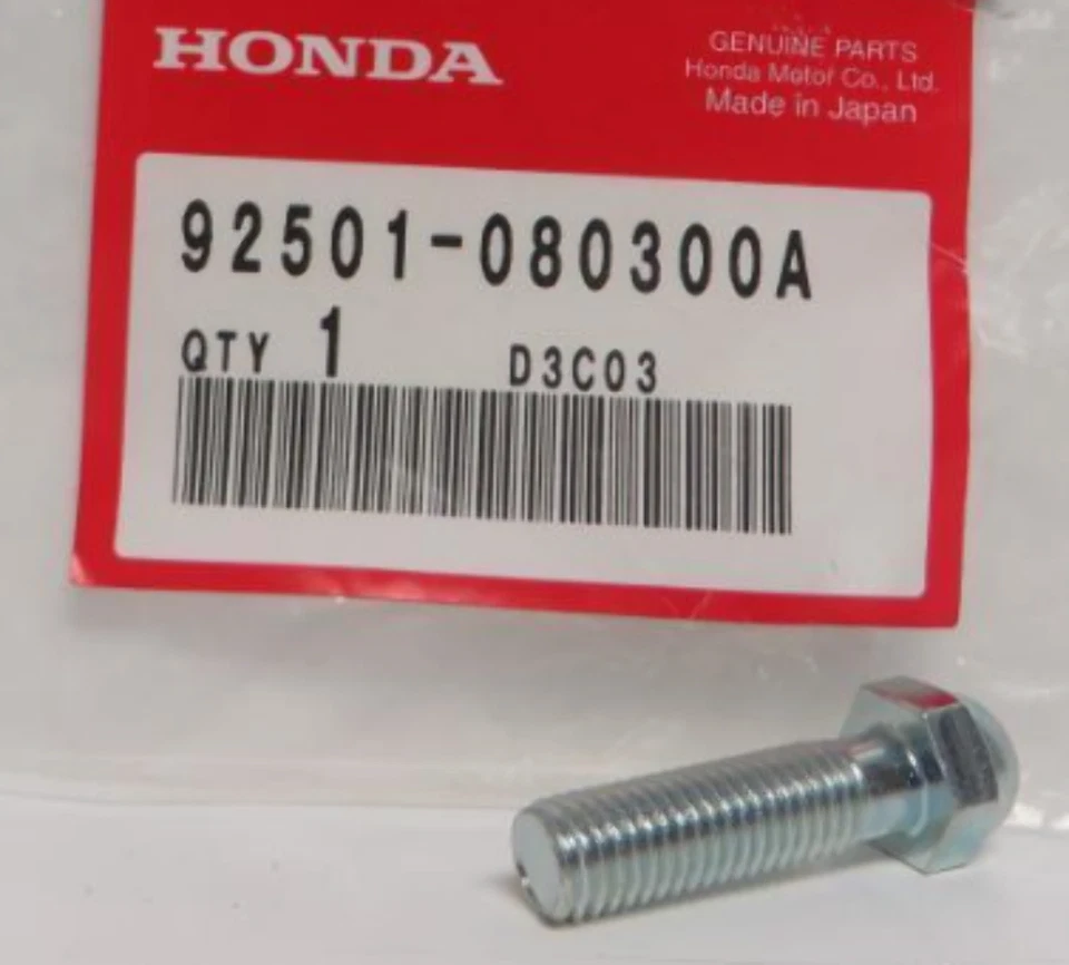 Tapa de pernos Honda VFR750F 94 8X30 92501-08030-0A nueva OEM Foto 1 de 4