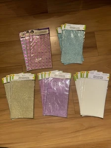 SET BESTEHEND AUS 19 selbstklebenden Diamant-/Perlenwickeln von Floral Garden 6x10 Neu - Bild 1 von 6