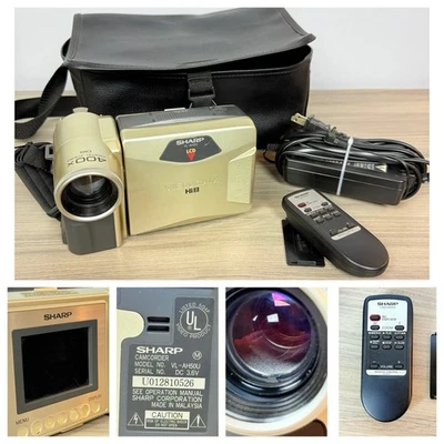 VTG Sharp VL-AH50U HI8 HI 8 8mm Video8 Camcorder VCR Player Transfer WATCH VIDEO - Image 1 of 4