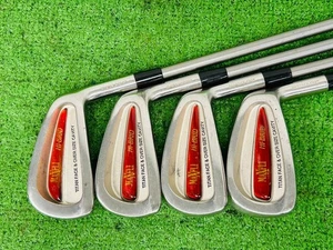 Dunlop Maxfli Hi-Brid Iron Set 5-9+PW+AW+SW RH Farject WT-50 Ladies Flex EL2316 - Picture 1 of 8