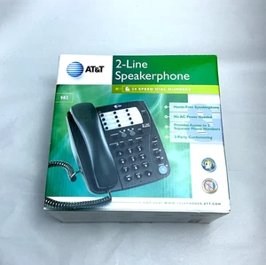 ALTAVOZ AT&T 2 LÍNEAS NÚMERO MARCACIÓN RÁPIDA 24 MODELO NO. 982 - Imagen 1 de 3