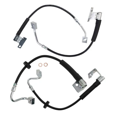 For Lincoln Town Car 03-11 TRQ BLA00781 Front & Rear Brake Hydraulic Hose Kit Foto 1 de 4