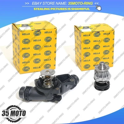 Thermostat & water pump for BMW E38 E39 E46 E53 E60 E61  E83 E65 E66 E85 Z3 - Image 1 of 4