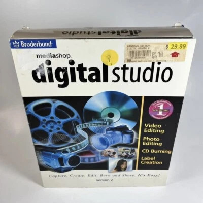 Mediashop Digital Studio Version 2 PC CD Video & Photo Editing Suite New In Box - Image 1 of 4