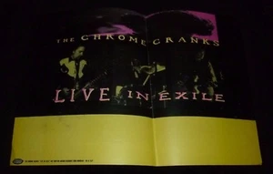 CHROM KURBELN 17""x11"" POSTER LIVE IN EXILE ROCK GARAGE NOISE AU GO 1997 - Bild 1 von 1