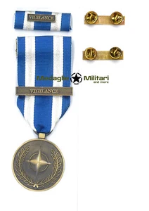 Medaglia e/o Nastrino Missione Nato Vigilance Con Clip - Imagen 1 de 1