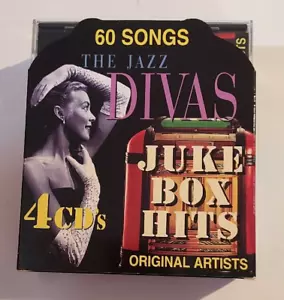 THE JAZZ DIVAS JUKE BOX HITS-CD'S BOX SET UAE 34952 ORIGINAL ARTISTS IMPORT MT - Foto 1 di 5