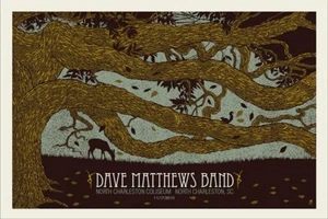 Dave Matthews Band Angel Oak Poster Charleston 2010 Methane SE #356/450 DMB Art - Picture 1 of 1