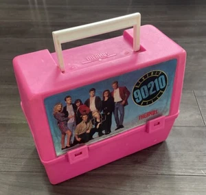 Vintage 1991 Beverly Hills 90210 Plastic Lunchbox Thermos Brand Rare NO THERMOS - Picture 1 of 16