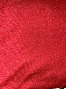 Vintage Fabric Polyester Double Knit RED 1 YARD X 64" NEW OLD STOCK - Picture 1 of 2