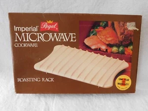 Vintage Regal Imperial Microwave Cookware Roasting Rack #K5318 Bacon Cooker  - Picture 1 of 5