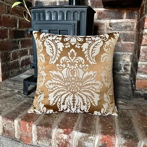 1360. ANZIO BRONZE Jacquard Cushion Cover Various sizes - Picture 1 of 4