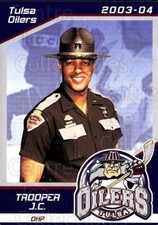 2003-04 Tulsa Oilers #23 Sponsor Card