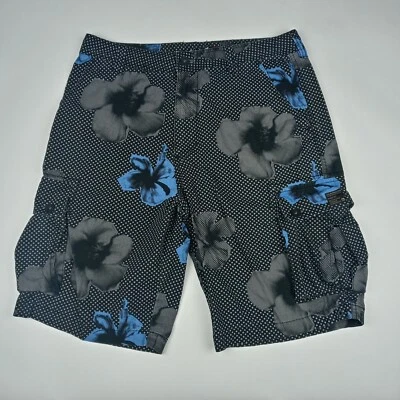 Pantalones Cortos QUIKSILVER Mountain & Wave Bolsillo Carga Floral Hawaiano Para Hombre Talla 33 Foto 1 de 4