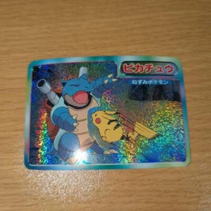 Topsun Pikachu Blastoise Advance Generation Holo Pokemon Card Japanese - Picture 1 of 7