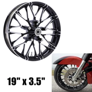 19'' x 3.5'' Front Wheel Rim Fit For Harley Touring Street Glide ABS 2008-2023 - Foto 1 di 12