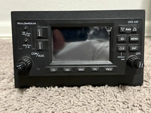 RealSim Gear GNS430 GPS For Flight Sim - MSFS - XPlane - P3D - STAND & BOX Incl. - Picture 1 of 11
