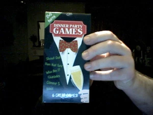 DINNER PARTY ENTERTAINMENT  (6 GAMES  IN TOTAL) BIRTHDAY CHRISTMAS FREE UK POST - Picture 1 of 1